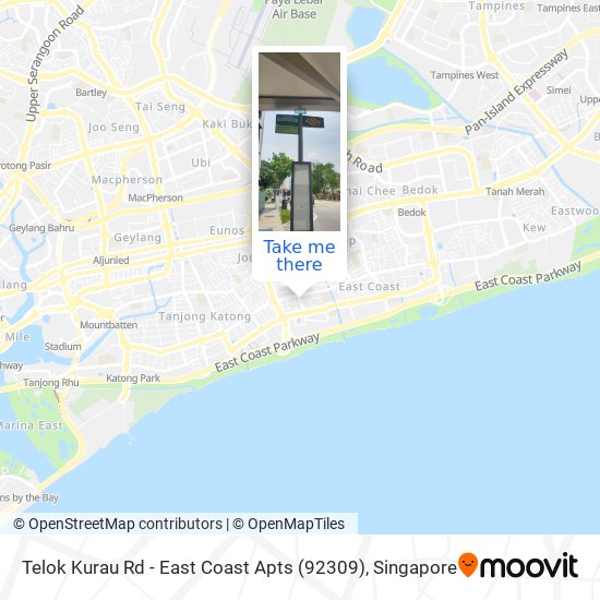 Telok Kurau Rd - East Coast Apts (92309)地图