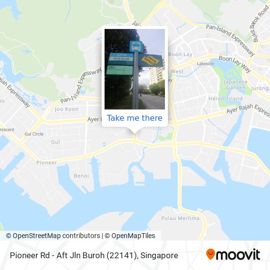 Pioneer Rd - Aft Jln Buroh (22141) map
