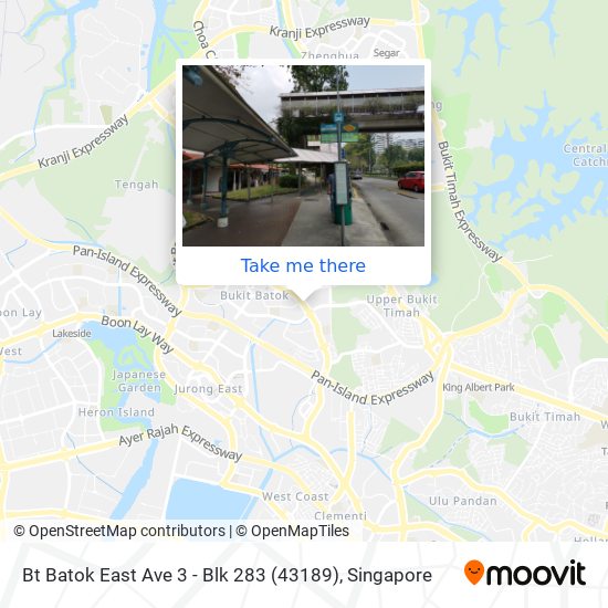 Bt Batok East Ave 3 - Blk 283 (43189)地图