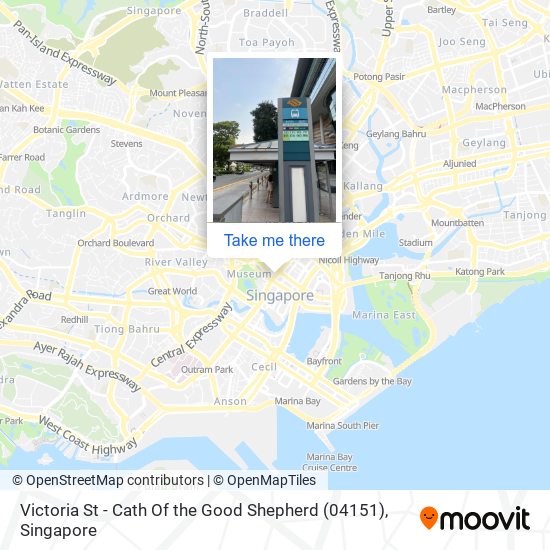 Victoria St - Cath Of the Good Shepherd (04151) map