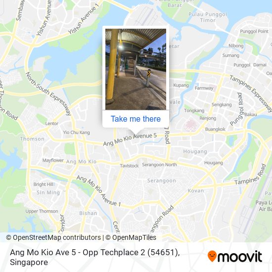 Ang Mo Kio Ave 5 - Opp Techplace 2 (54651) map