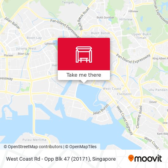 West Coast Rd - Opp Blk 47 (20171) map