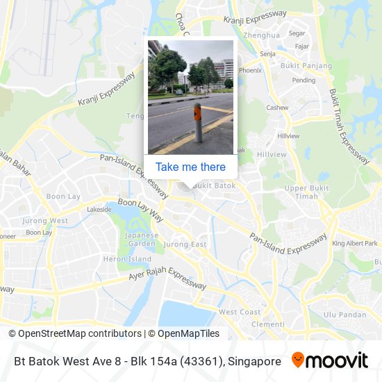Bt Batok West Ave 8 - Blk 154a (43361) map