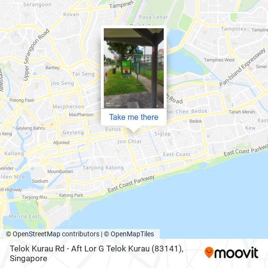 Telok Kurau Rd - Aft Lor G Telok Kurau (83141)地图