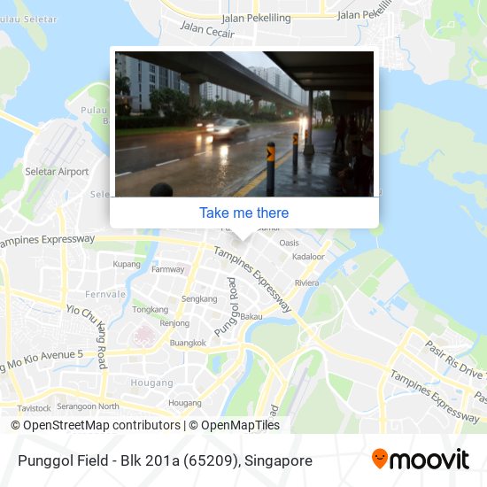 Punggol Field - Blk 201a (65209) map