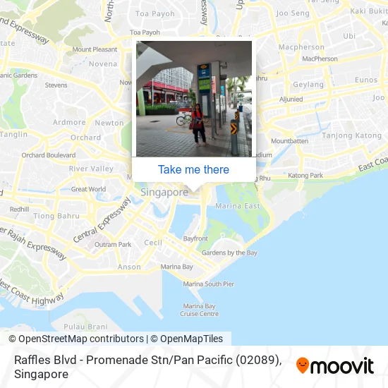 Raffles Blvd - Promenade Stn / Pan Pacific (02089)地图