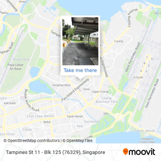 Tampines St 11 - Blk 125 (76329)地图