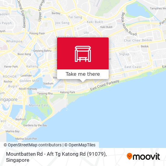 Mountbatten Rd - Aft Tg Katong Rd (91079)地图