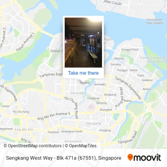 Sengkang West Way - Blk 471a (67551)地图