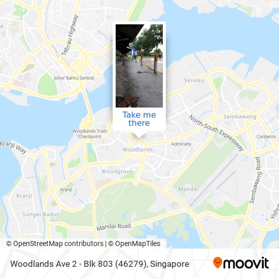 Woodlands Ave 2 - Blk 803 (46279)地图