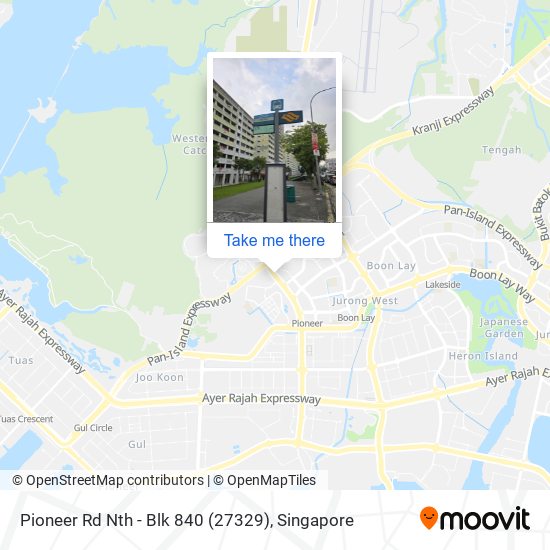 Pioneer Rd Nth - Blk 840 (27329) map