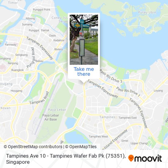 Tampines Ave 10 - Tampines Wafer Fab Pk (75351) map