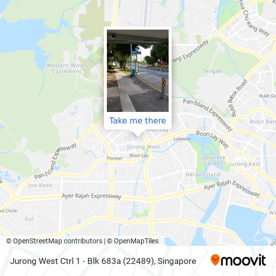 Jurong West Ctrl 1 - Blk 683a (22489) map