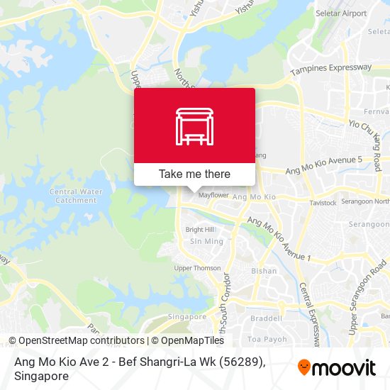 Ang Mo Kio Ave 2 - Bef Shangri-La Wk (56289)地图