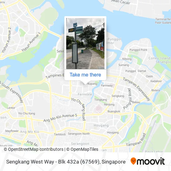 Sengkang West Way - Blk 432a (67569)地图