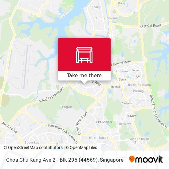 Choa Chu Kang Ave 2 - Blk 295 (44569) map