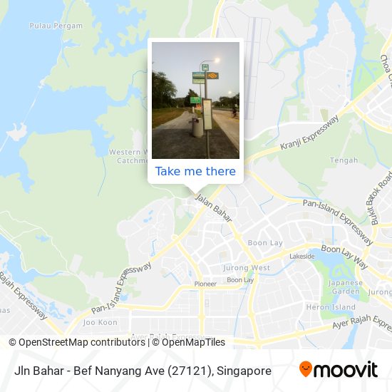 Jln Bahar - Bef Nanyang Ave (27121) map