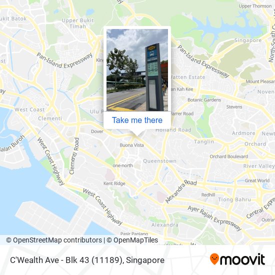 C'Wealth Ave - Blk 43 (11189) map