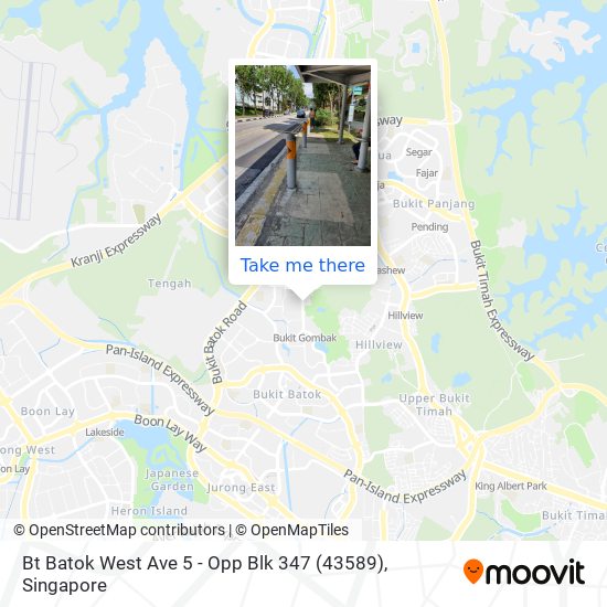 Bt Batok West Ave 5 - Opp Blk 347 (43589) map