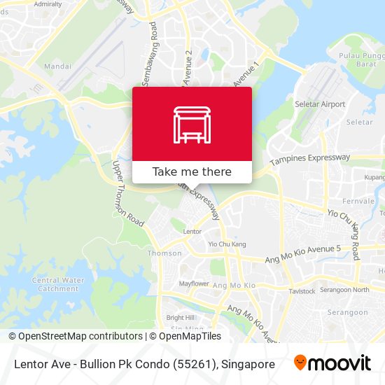 Lentor Ave - Bullion Pk Condo (55261) map