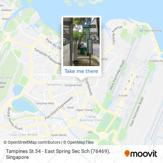 Tampines St 34 - East Spring Sec Sch (76469) map