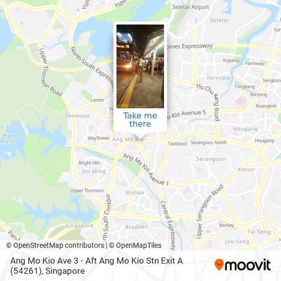 Ang Mo Kio Ave 3 - Aft Ang Mo Kio Stn Exit A (54261) map