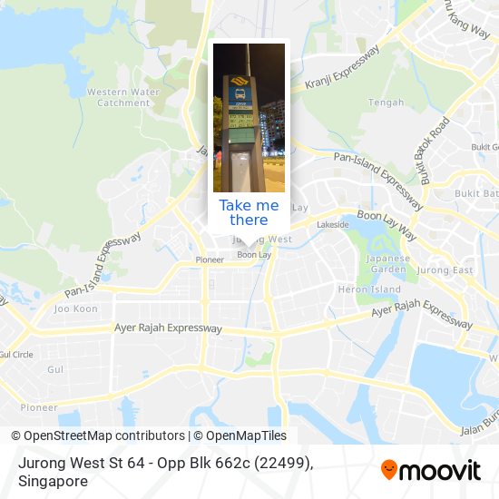Jurong West St 64 - Opp Blk 662c (22499)地图