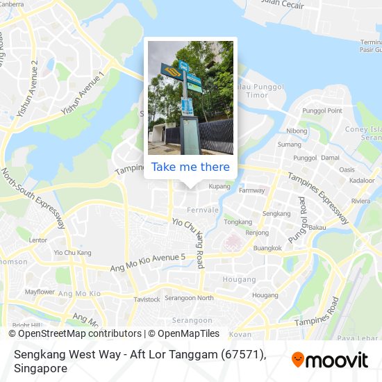 Sengkang West Way - Aft Lor Tanggam (67571) map