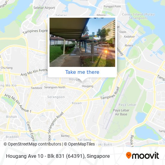 Hougang Ave 10 - Blk 831 (64391)地图