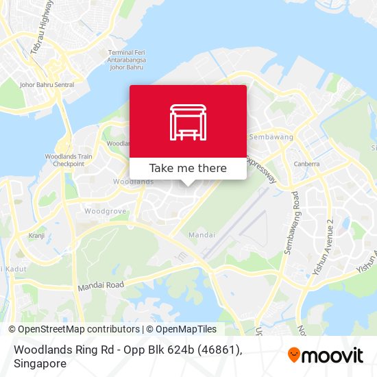Woodlands Ring Rd - Opp Blk 624b (46861)地图