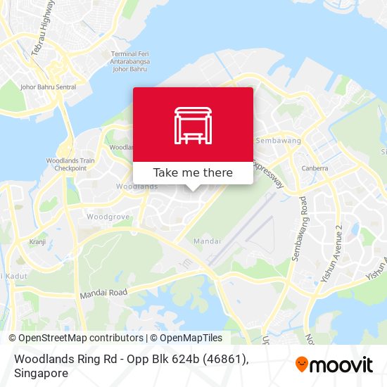 Woodlands Ring Rd - Opp Blk 624b (46861) map