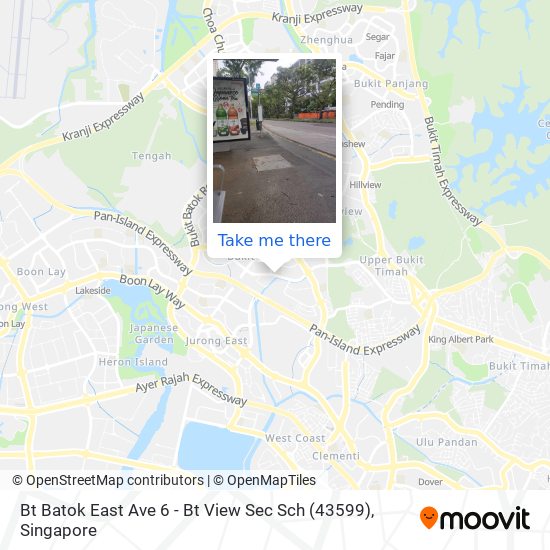 Bt Batok East Ave 6 - Bt View Sec Sch (43599)地图