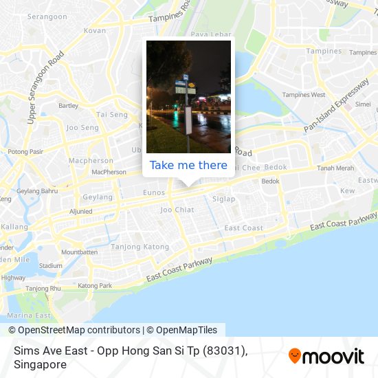 Sims Ave East - Opp Hong San Si Tp (83031) map