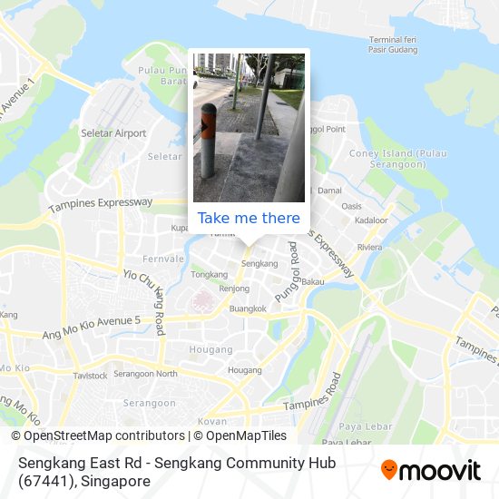 Sengkang East Rd - Sengkang Community Hub (67441) map