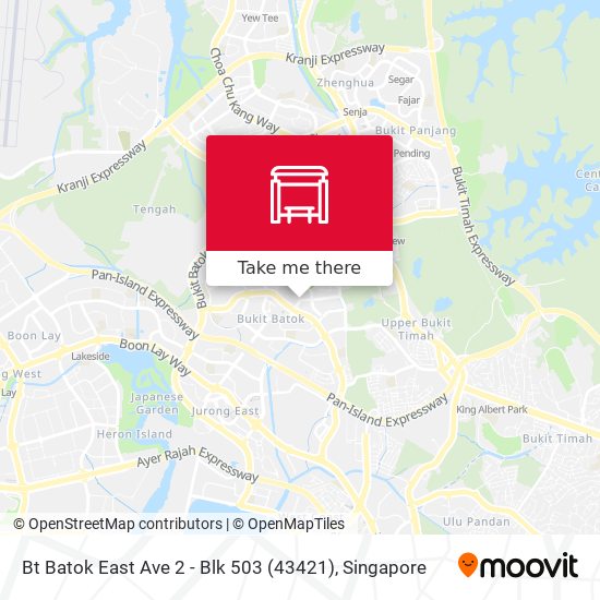 Bt Batok East Ave 2 - Blk 503 (43421) map
