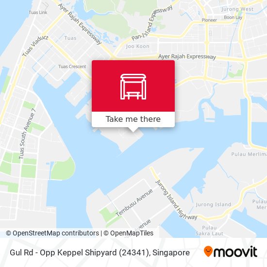 Gul Rd - Opp Keppel Shipyard (24341) map