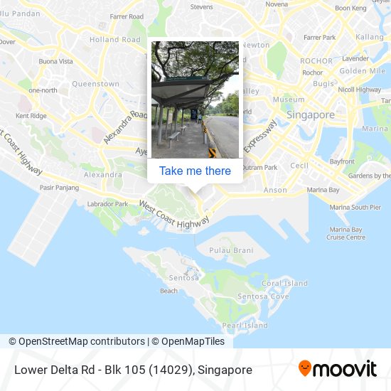 Lower Delta Rd - Blk 105 (14029)地图