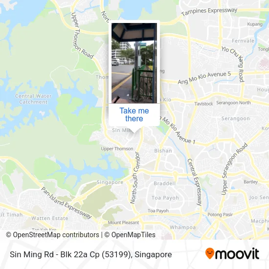 Sin Ming Rd - Blk 22a Cp (53199)地图
