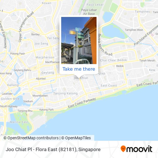 Joo Chiat Pl - Flora East (82181)地图