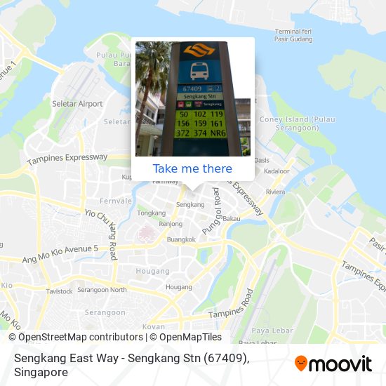 Sengkang East Way - Sengkang Stn (67409)地图