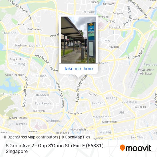 S'Goon Ave 2 - Opp S'Goon Stn Exit F (66381)地图