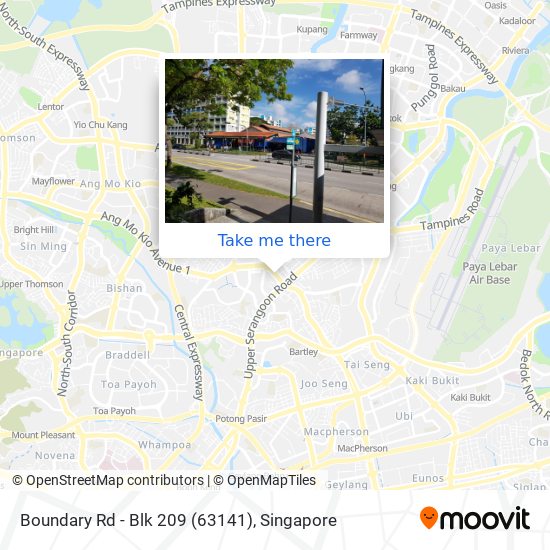 Boundary Rd - Blk 209 (63141) map