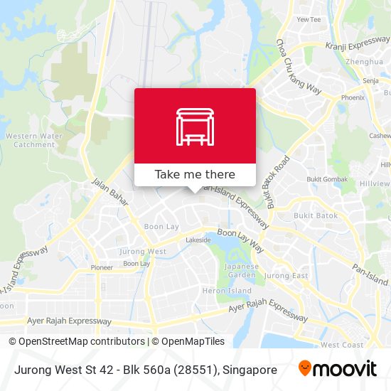 Jurong West St 42 - Blk 560a (28551)地图