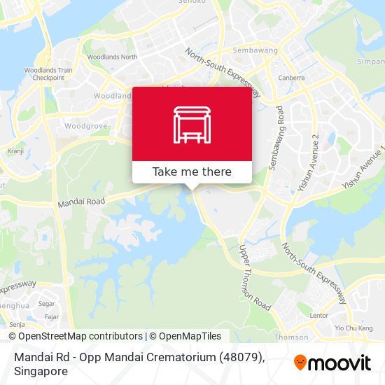 Mandai Rd - Opp Mandai Crematorium (48079)地图