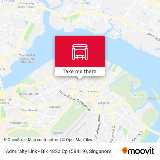 Admiralty Link - Blk 482a Cp  (58419)地图