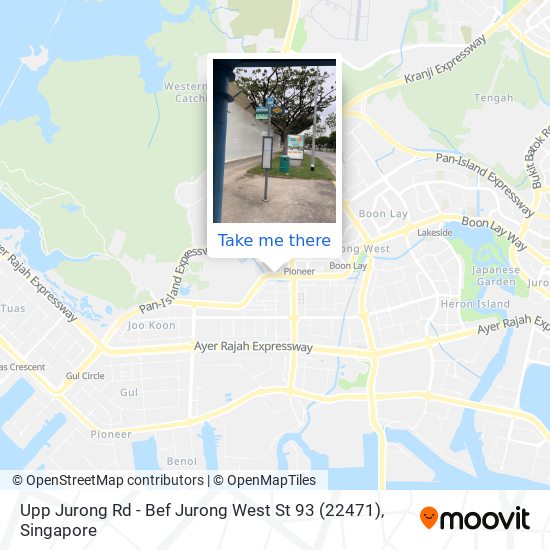 Upp Jurong Rd - Bef Jurong West St 93 (22471)地图