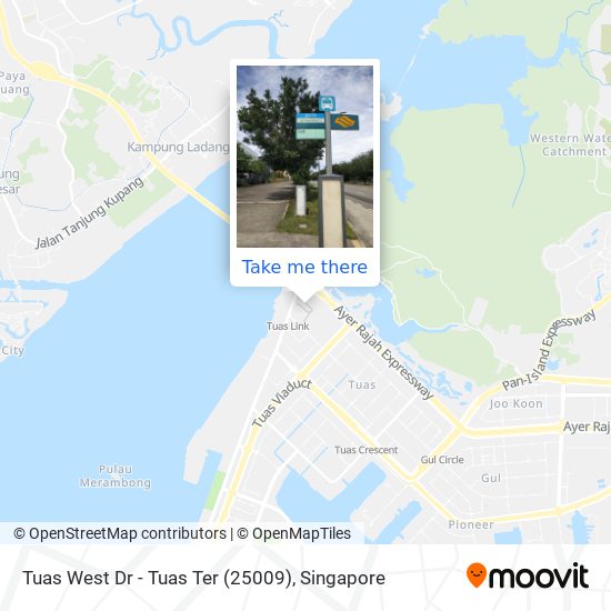 Tuas West Dr - Tuas Ter (25009) map