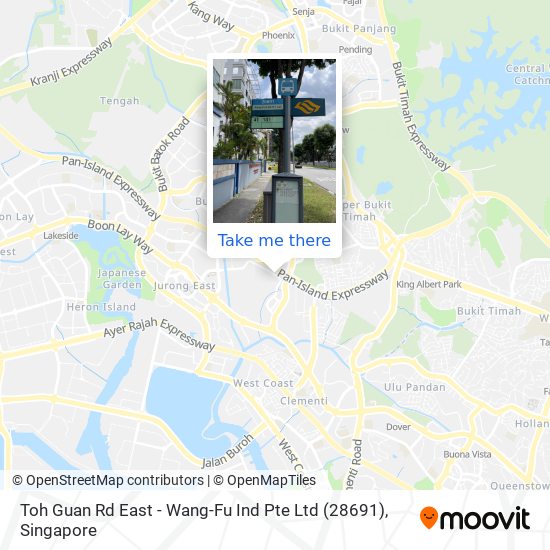 Toh Guan Rd East - Wang-Fu Ind Pte Ltd (28691) map
