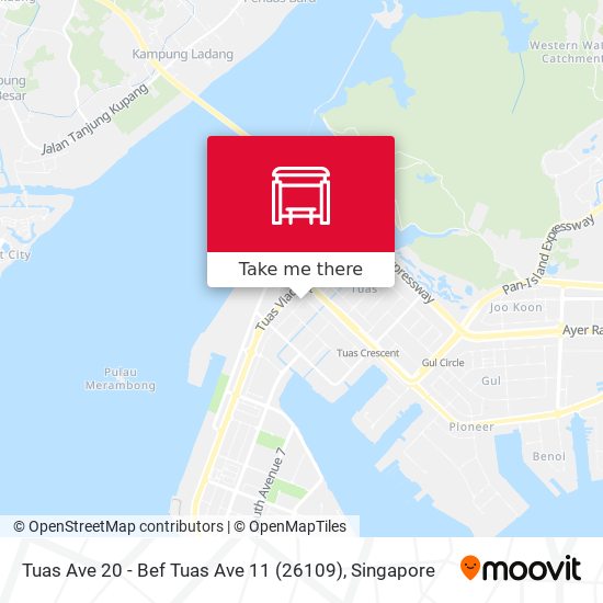Tuas Ave 20 - Bef Tuas Ave 11 (26109) map