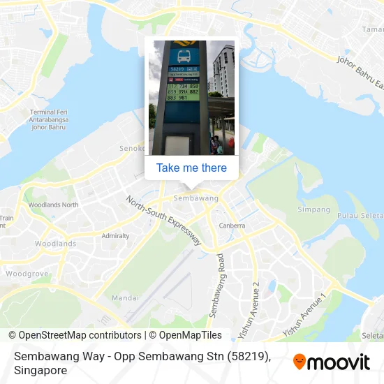 Sembawang Way - Opp Sembawang Stn (58219)地图